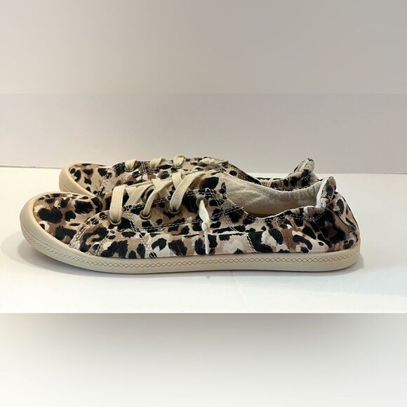 Time and Tru Leopard Print Sneakers | Women’s Size 11 Memory Foam Casual Shoes - Picture 6 of 9